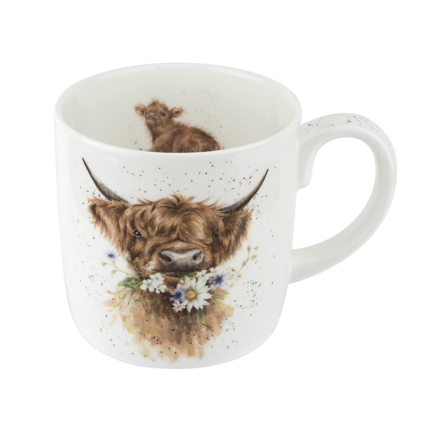 Wrendale Designs Daisy-Coo 14 fl.oz. Mug, Cow image number null